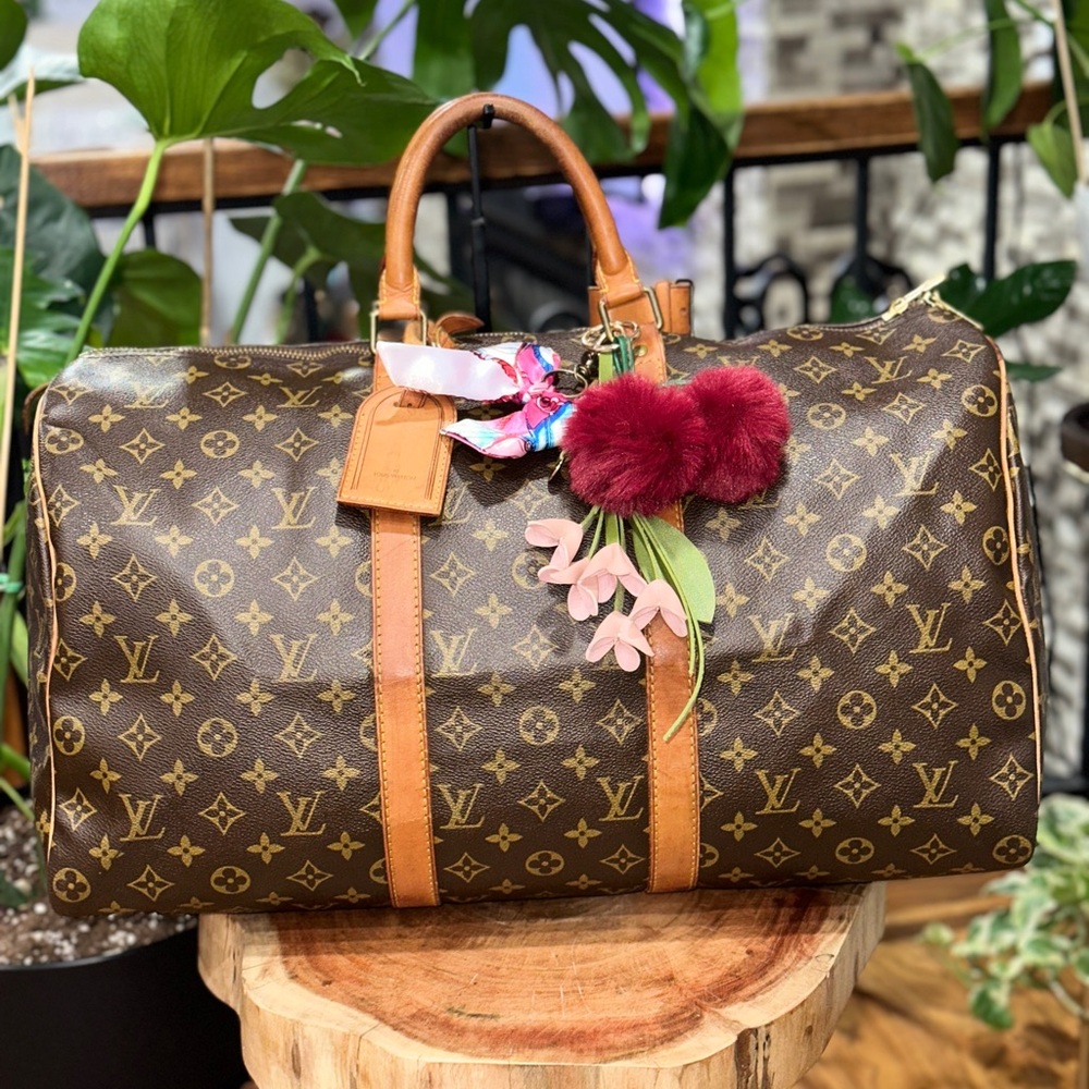 Authentic Louis Vuitton Keepall 50 Monogram Travel Bag Made in France May 1999
